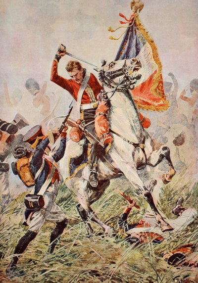 Sergeant Ewart capturing the Eagle at Waterloo by William Barnes Wollen